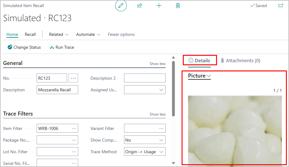 Item recalls multiple images