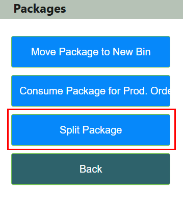 Split Packages Menu